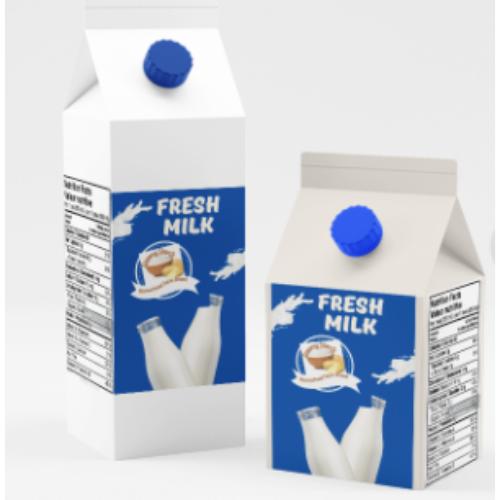 milk packahing design